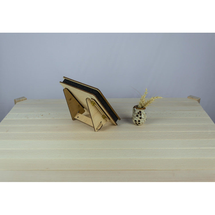 Organizador de agujas en base de madera, 120 orificios OG-084