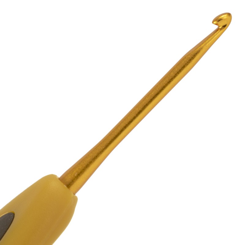 Aguja de Ganchillo Ergonómica Clover Soft Touch