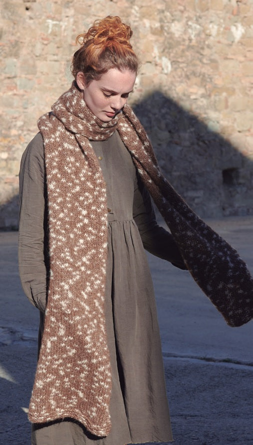 Pattern for Scarf with Air Alpaca Natural Colors by Katia - PDF