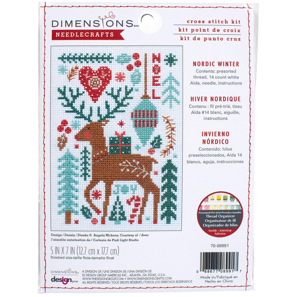 Invierno nórdico - 70-08991 Dimensions - Kit de punto de cruz