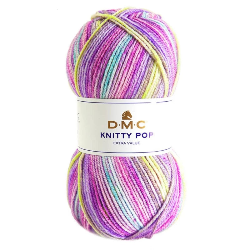 Knitty Pop - Hilo Acrílico Multicolor de Alta Calidad