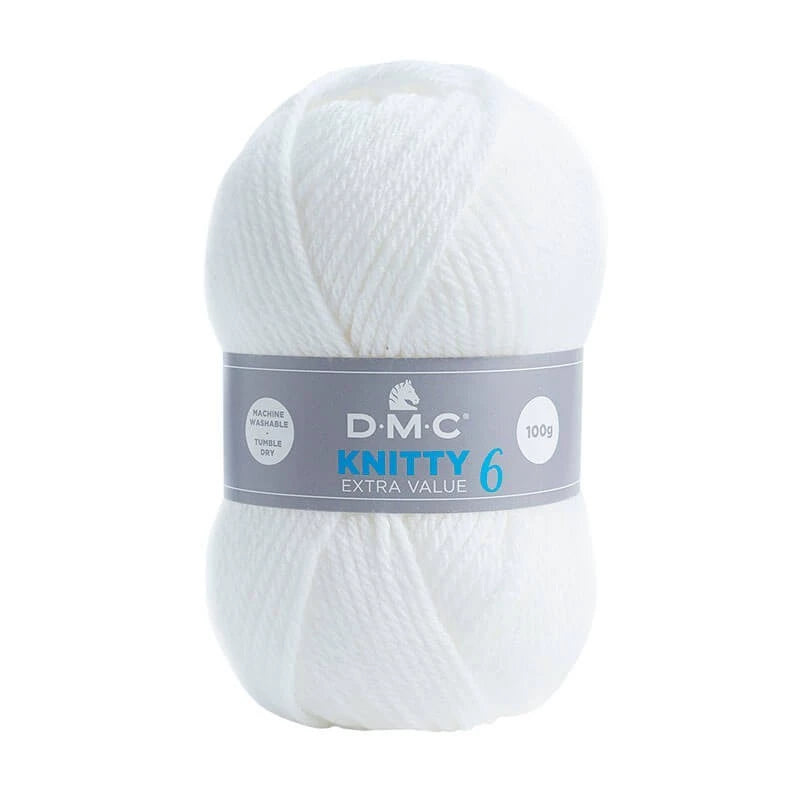 Knitty 6 - Lana Acrílica Gruesa, Suave y Fácil de Cuidar