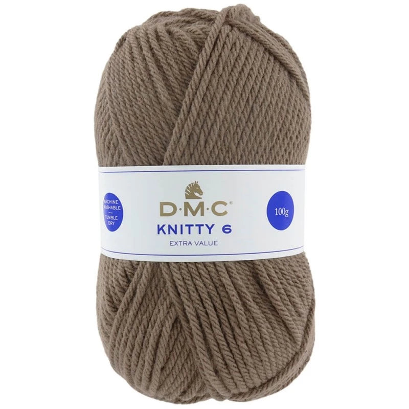 Knitty 6 - Lana Acrílica Gruesa, Suave y Fácil de Cuidar