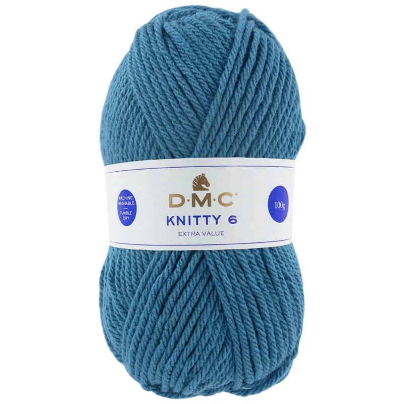 Knitty 6 - Lana Acrílica Gruesa, Suave y Fácil de Cuidar