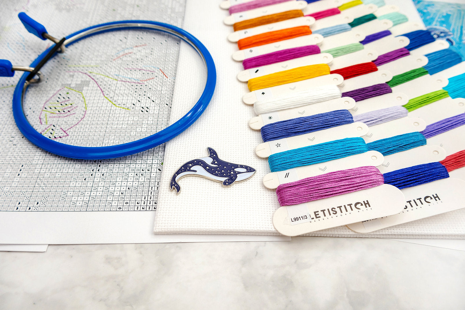 Kit de Punto de Cruz de Letistitch - L9911 Sea Life