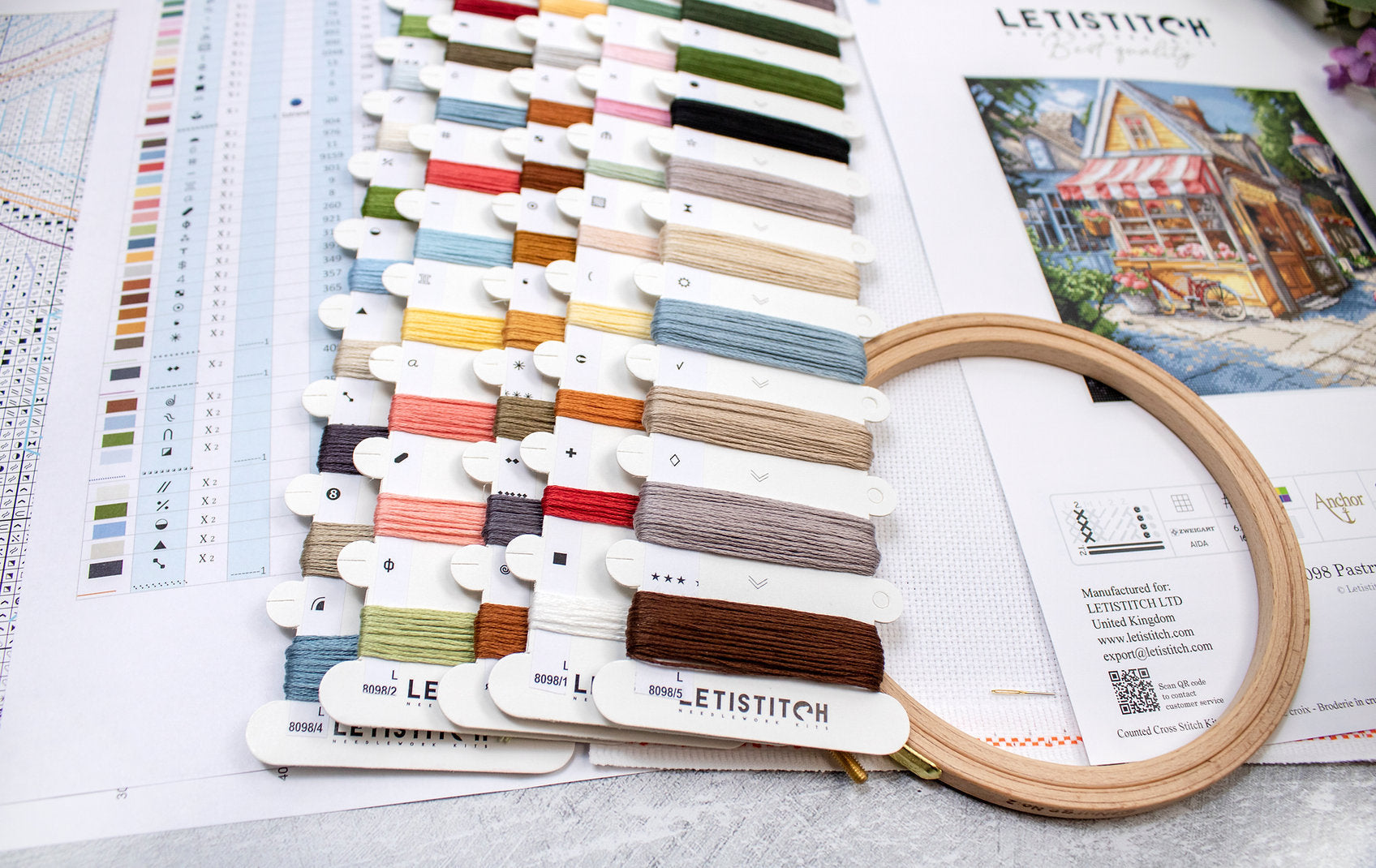 Kit de punto de cruz - "Pastry shop" - Letistitch L8098