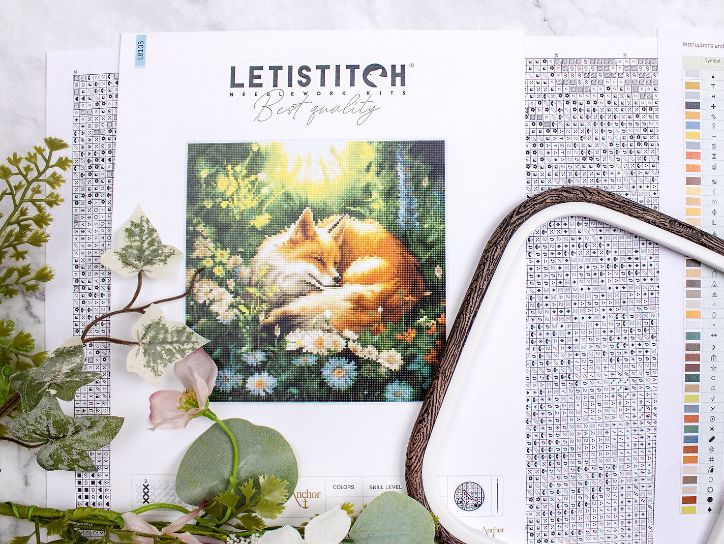 Kit de punto de cruz - "Summer Dreams" - Letistitch L8103