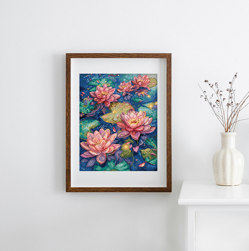 Kit de Punto de Cruz de Letistitch - L9910 Water Lily