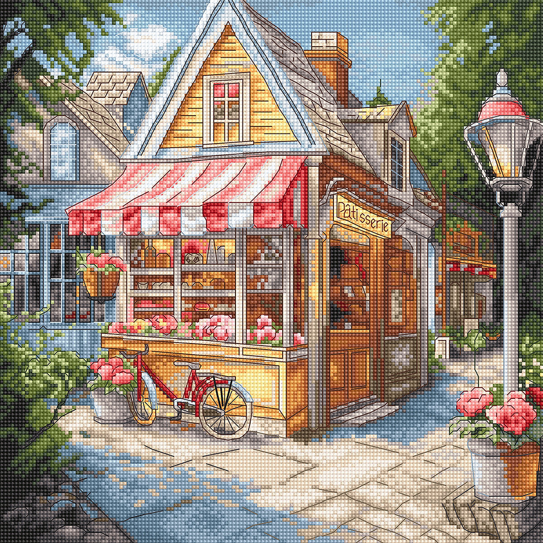 Kit de punto de cruz - "Pastry shop" - Letistitch L8098