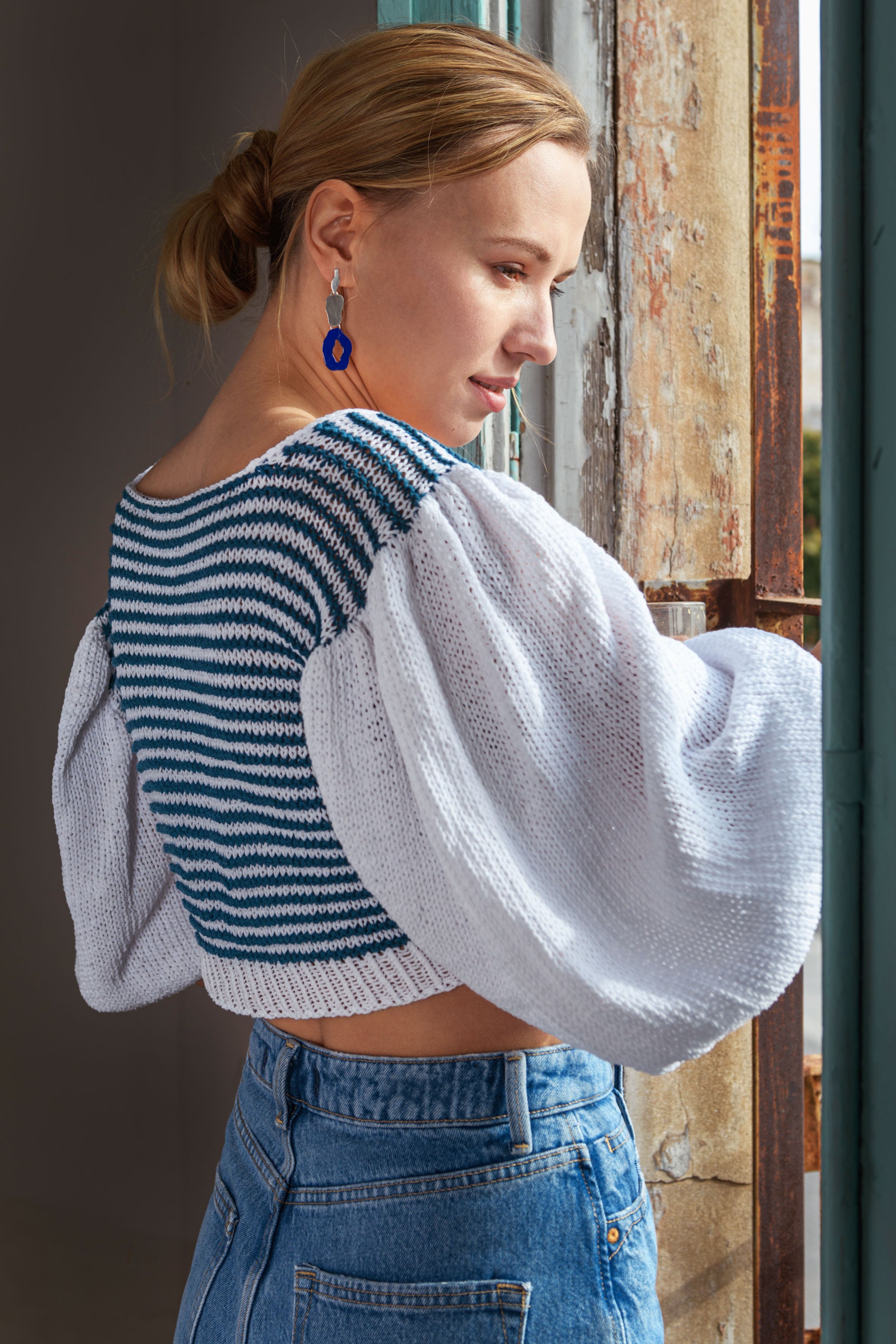 Patrón Gratuito Tricot, Top Raquel - DMC Eco Vita