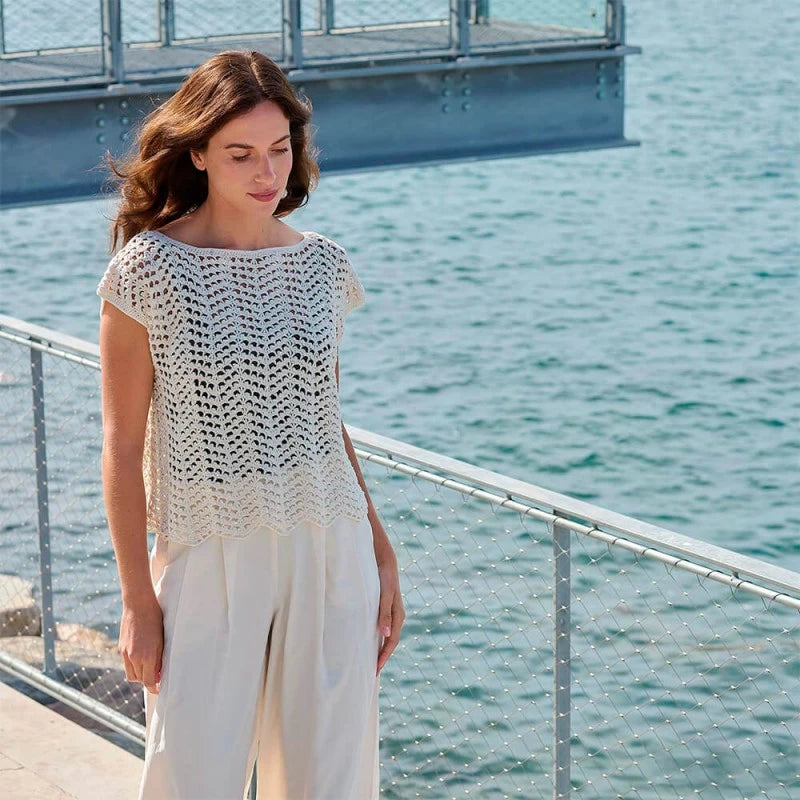 Farfalla von Concept by Katia – Baumwolle mit Mikropailletten, 50 g