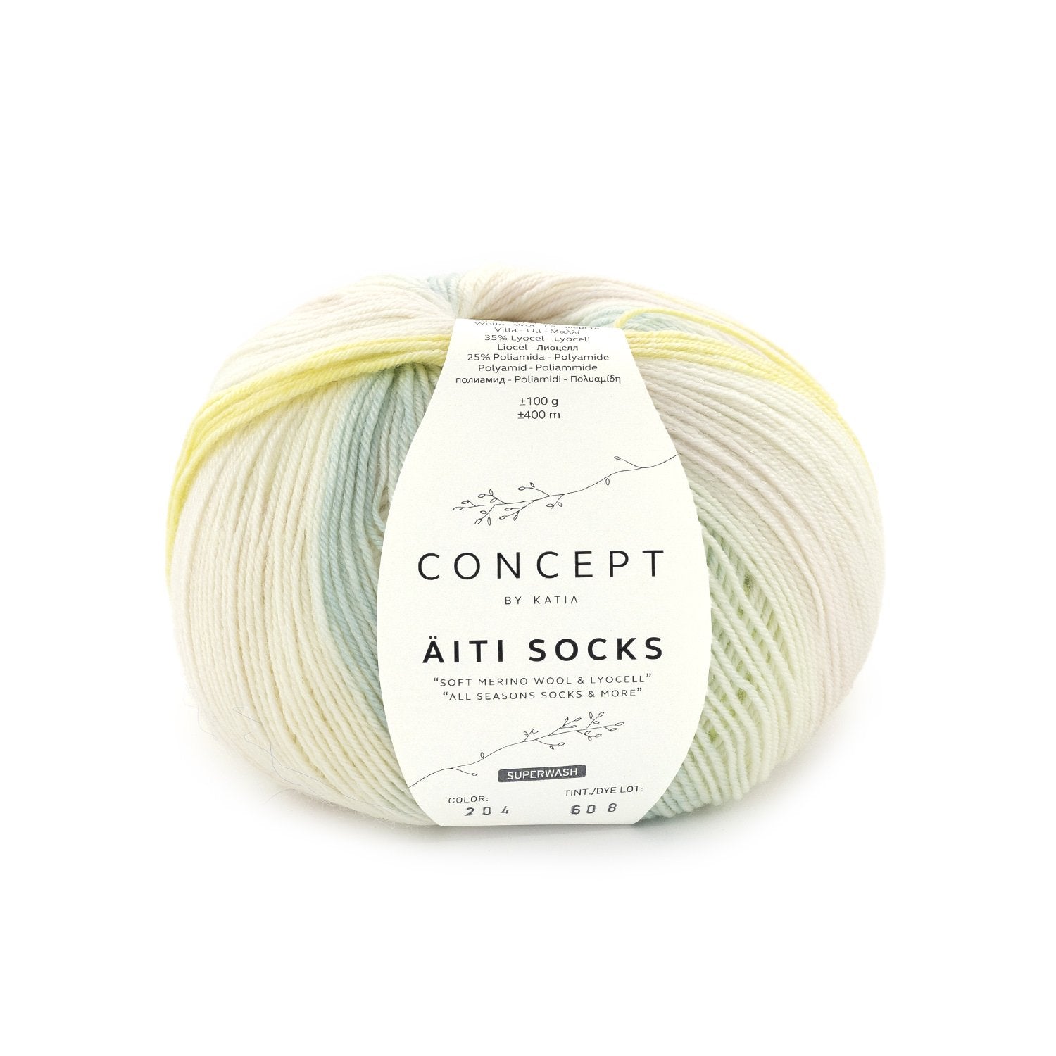 Lana Äiti Socks & More de Katia Concept - lana de edición limitada para calcetines
