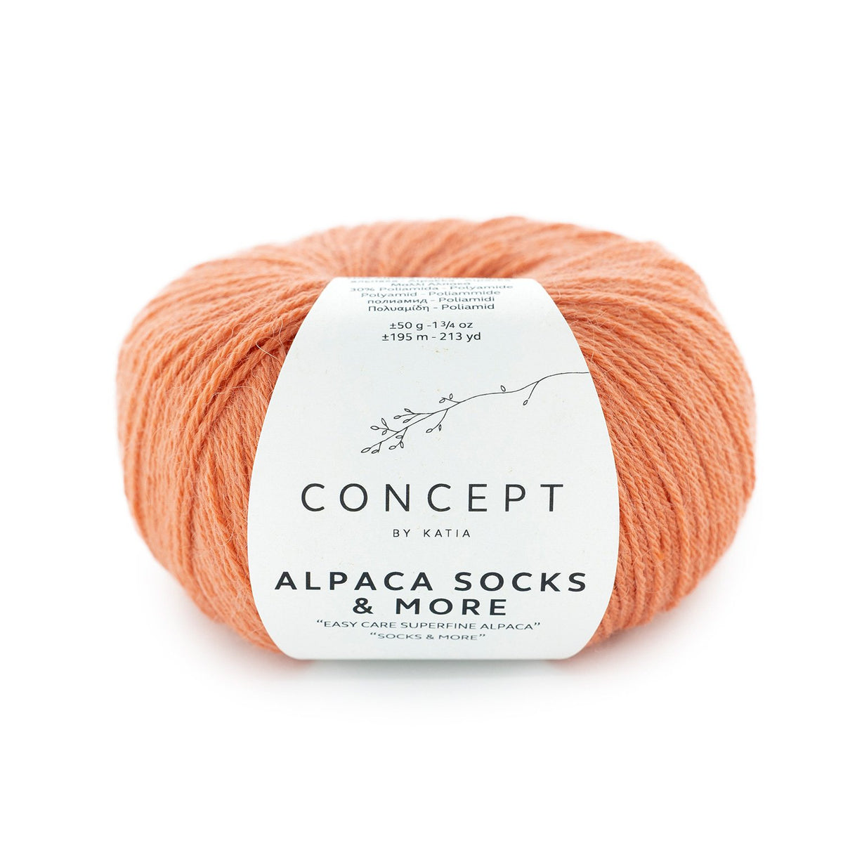 ALPACA SOCKS & MORE de Katia, referencia de color 321 (Begonia)