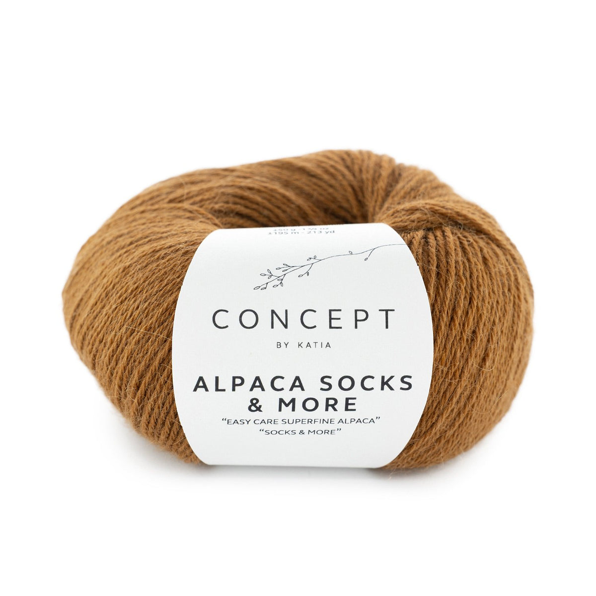 ALPACA SOCKS & MORE de Katia, referencia de color 317 (Marrón arcilla)