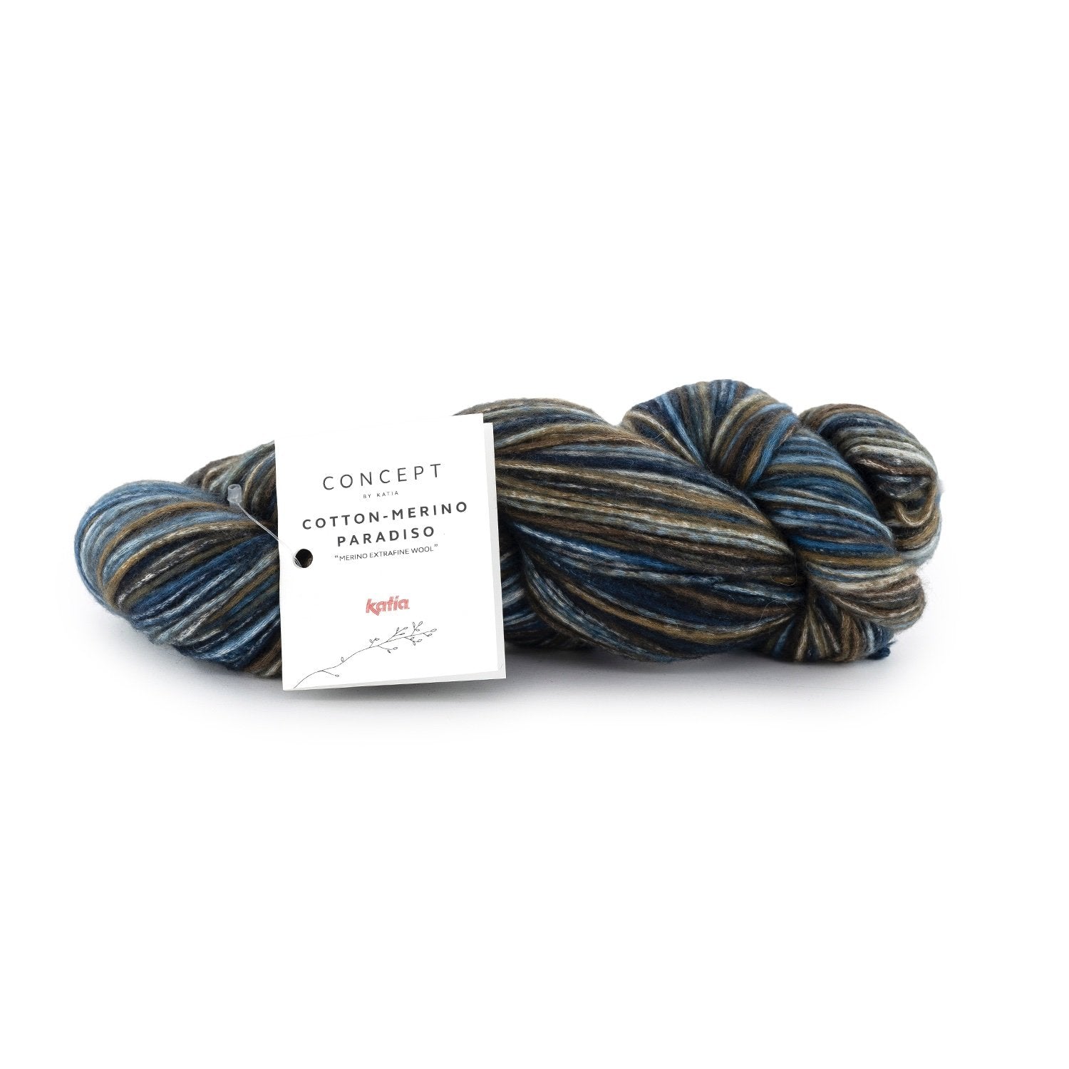Katia Cotton-Merino Paradiso - Mezcla de Algodón y Merino Extrafino