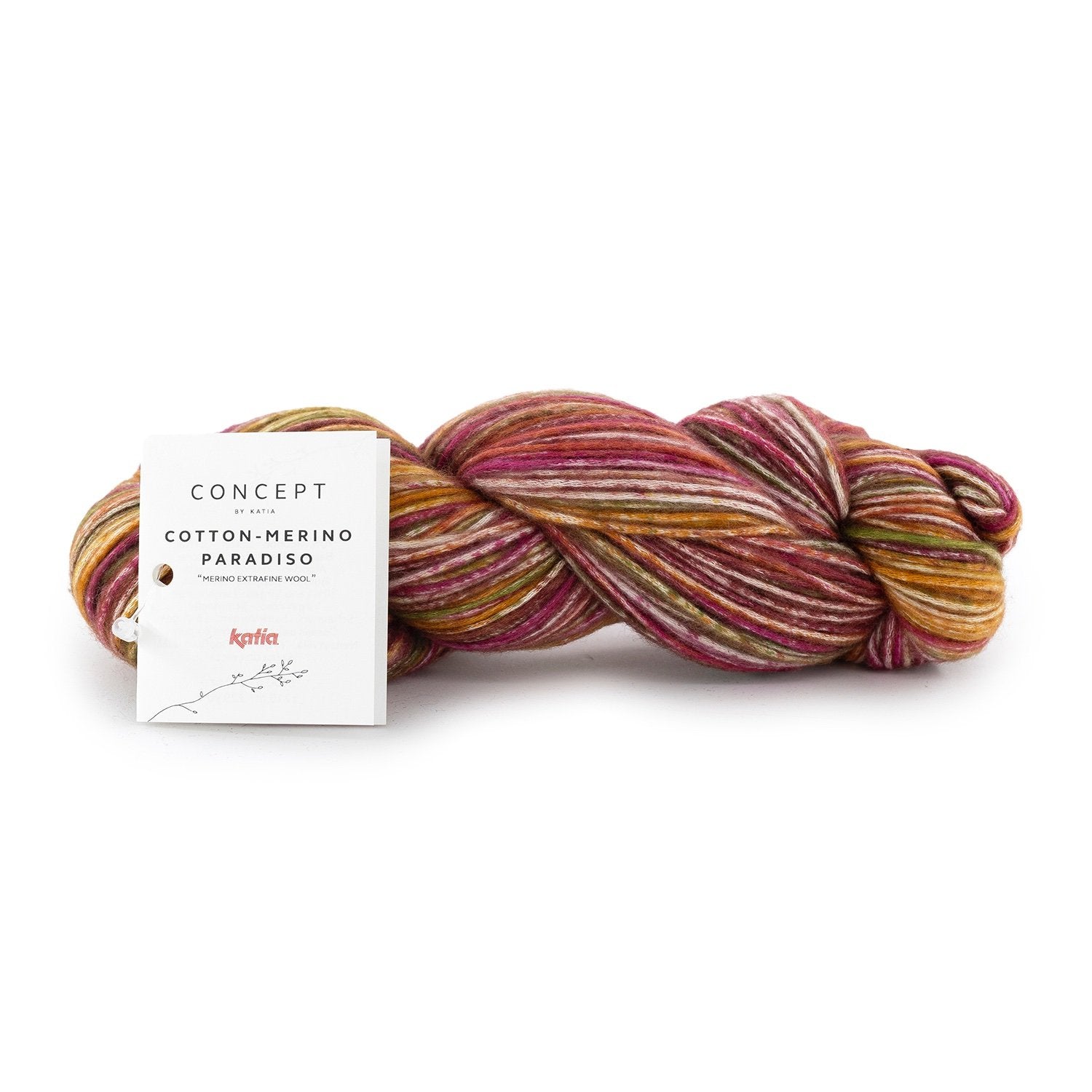 Katia Cotton-Merino Paradiso - Mezcla de Algodón y Merino Extrafino