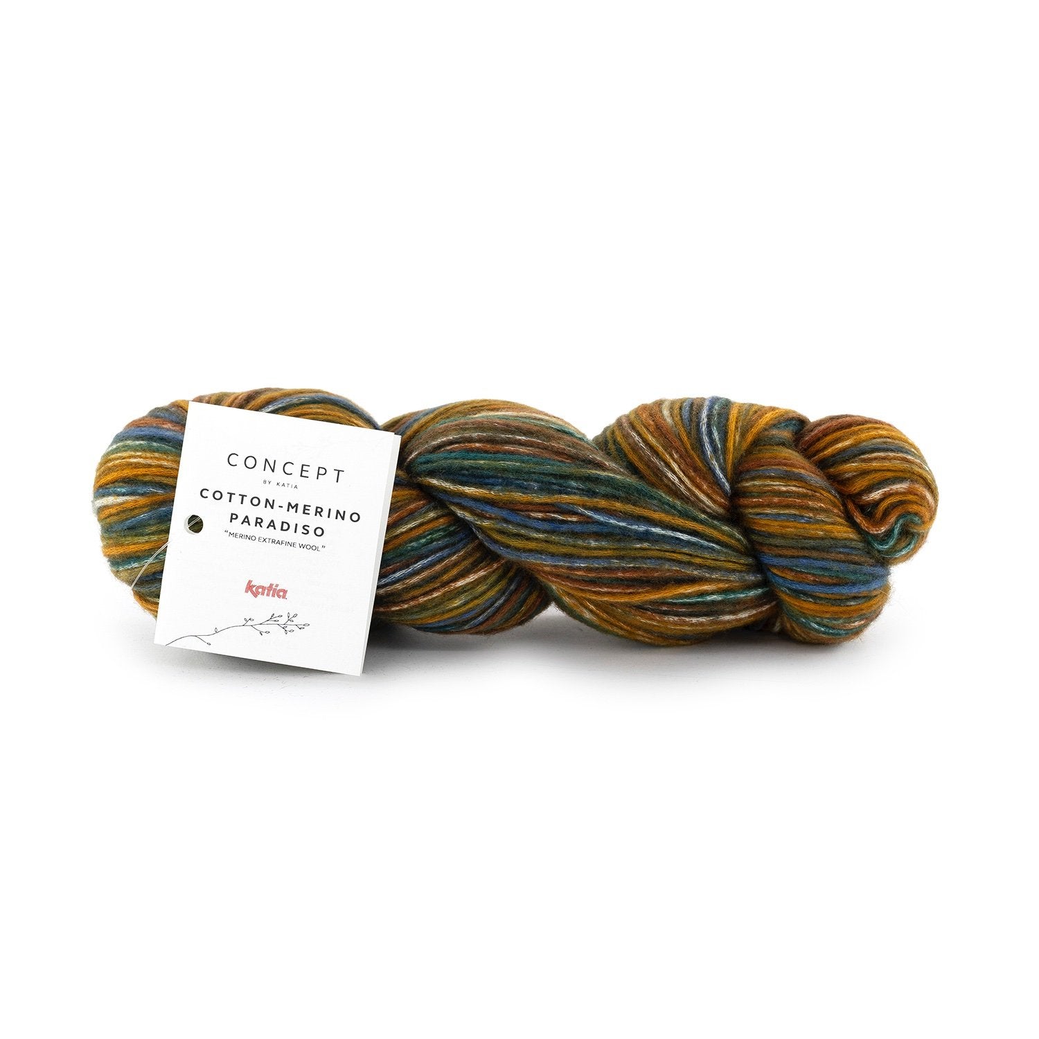 Katia Cotton-Merino Paradiso - Mezcla de Algodón y Merino Extrafino