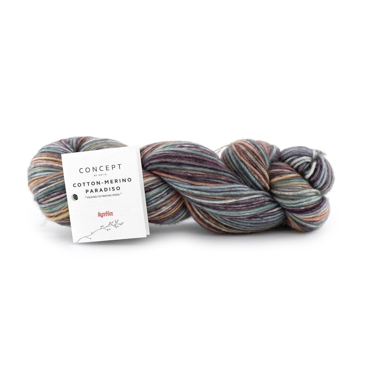 Katia Cotton-Merino Paradiso - Mezcla de Algodón y Merino Extrafino