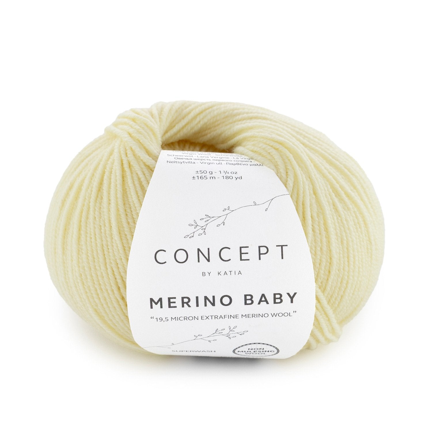 Katia Merino Baby - Lana suave para pieles delicadas de bebés y niños