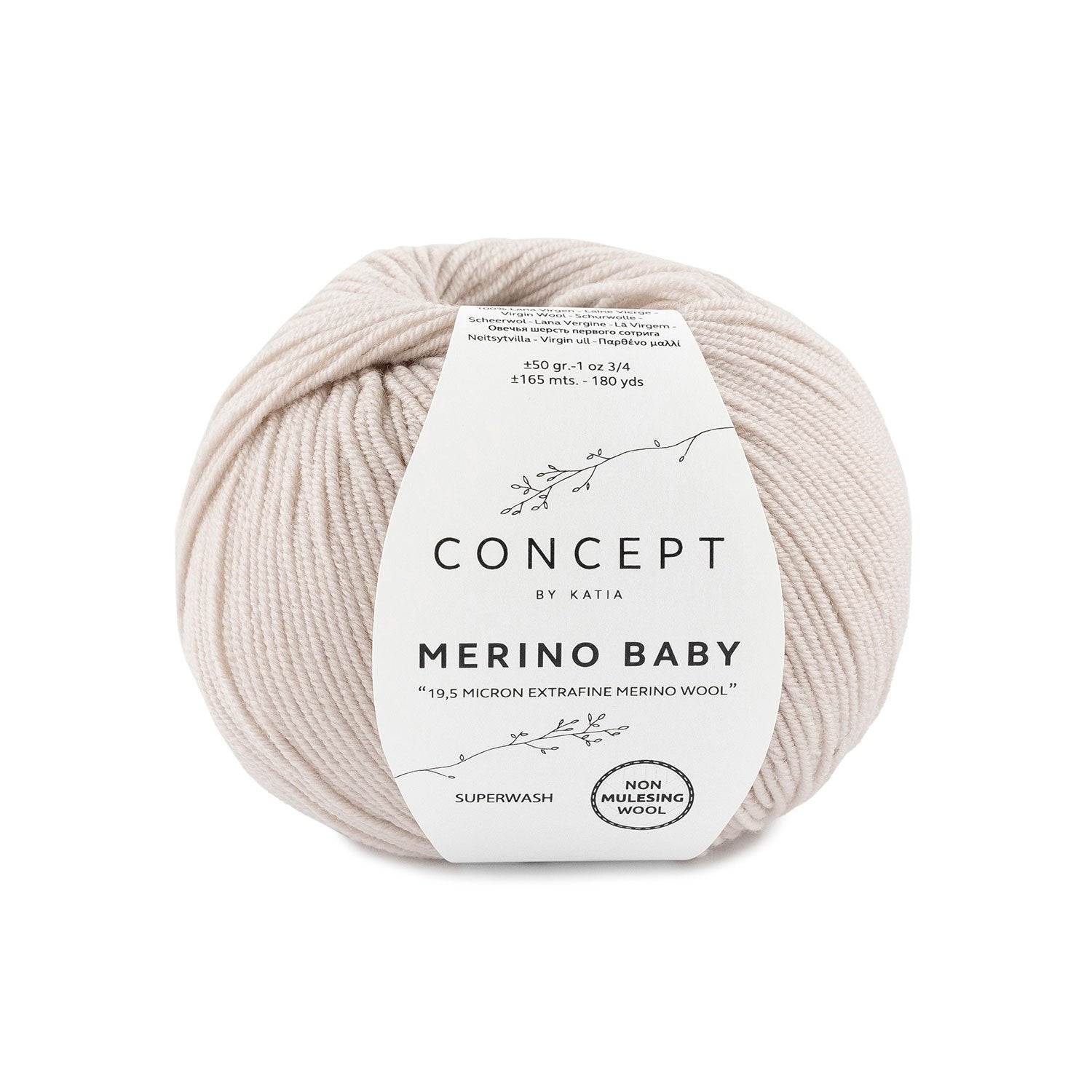 Katia Merino Baby - Soft wool for delicate skin of babies and children