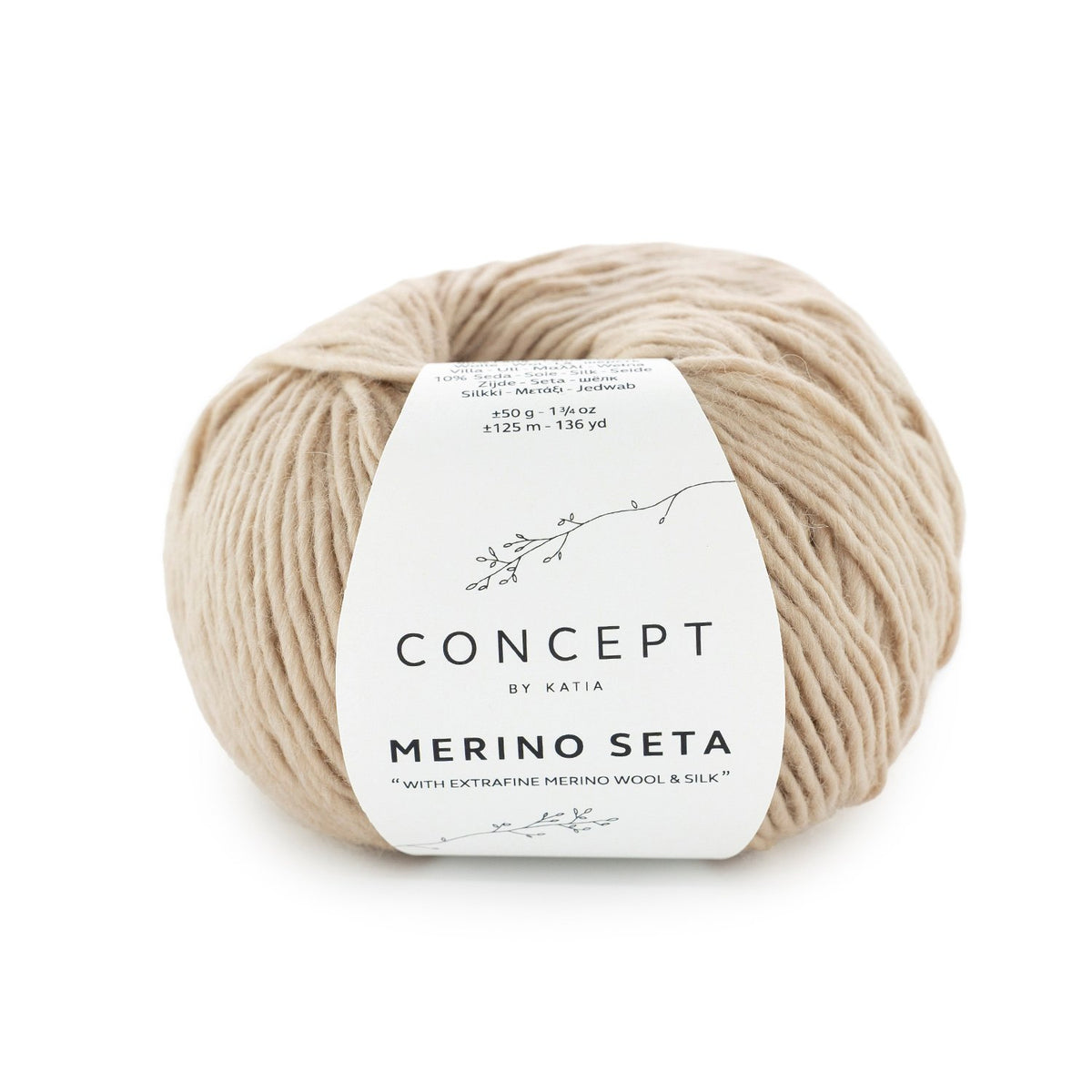 Merino Seta de Katia - Lana y seda de 50 g