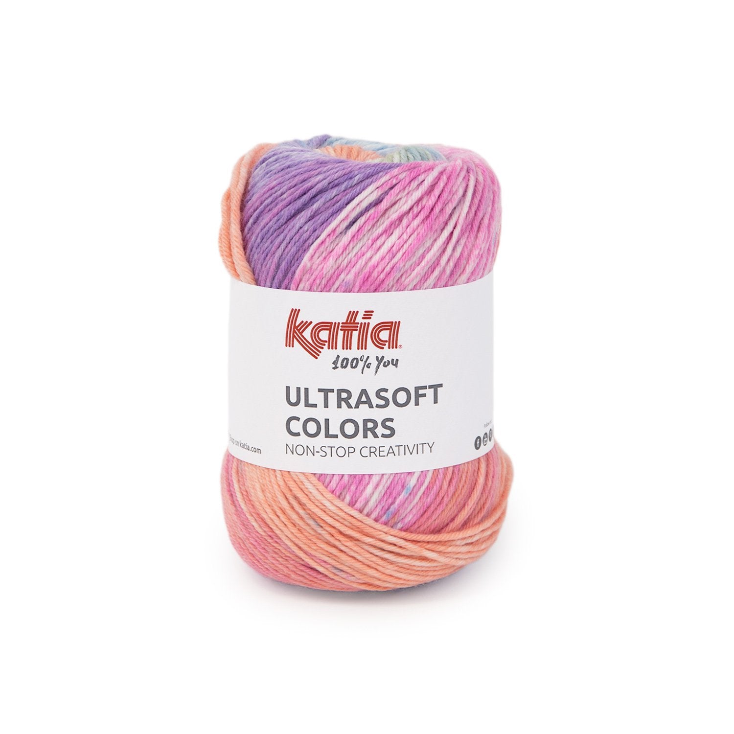 Ultrasoft Colors - Hilo Estampado Suave y Esponjoso para Tejer y Ganchillo