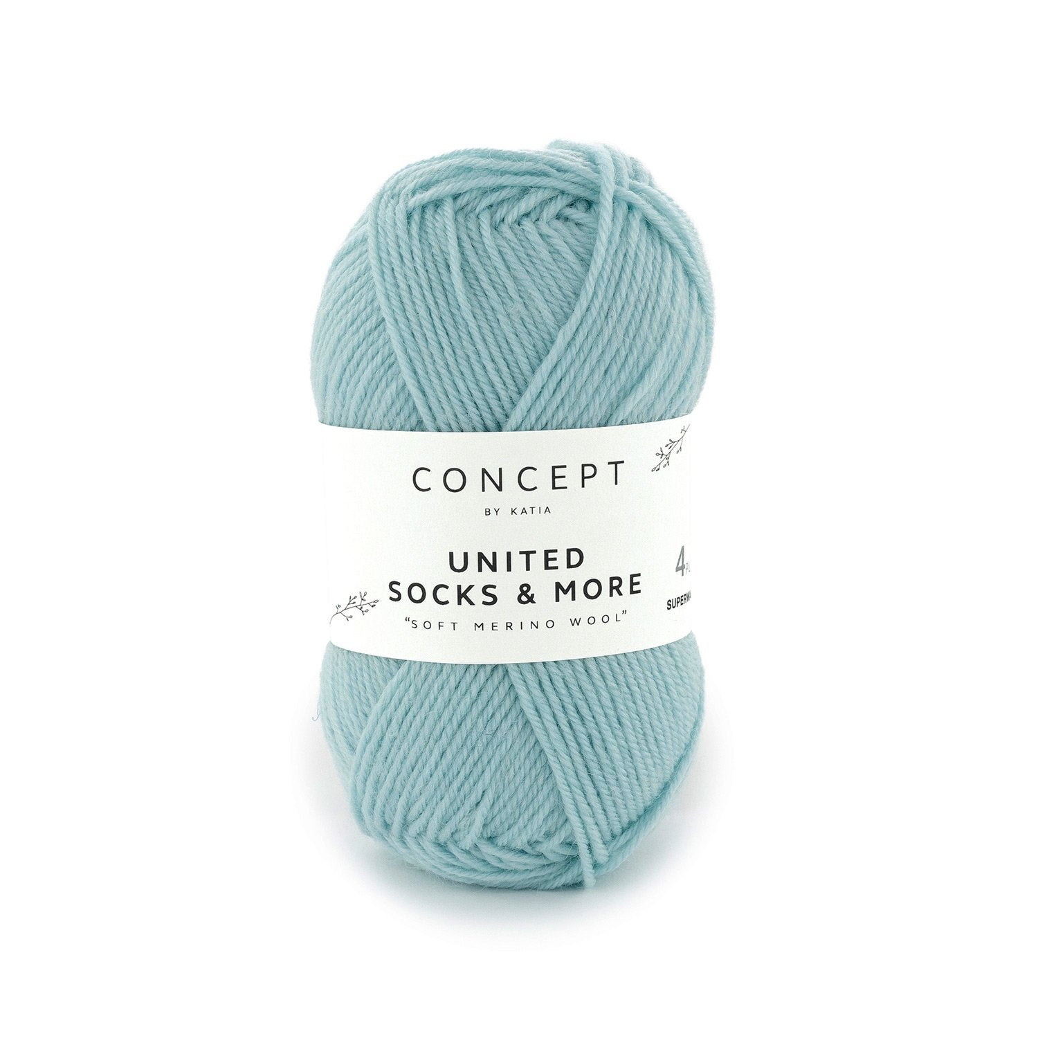 United Socks & More - Hilo Fino de Merino Superwash para Calcetines, Accesorios y Ropa Infantil