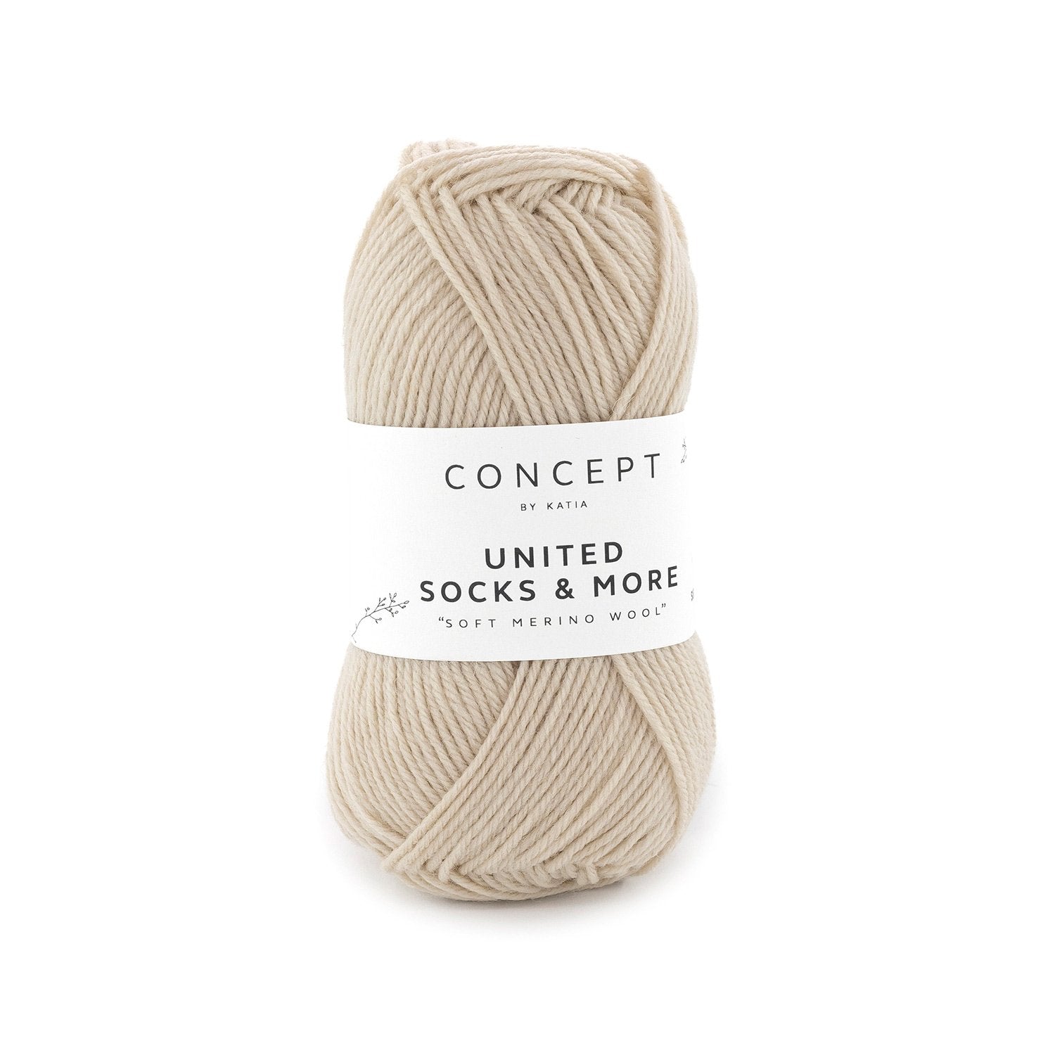 United Socks & More - Hilo Fino de Merino Superwash para Calcetines, Accesorios y Ropa Infantil