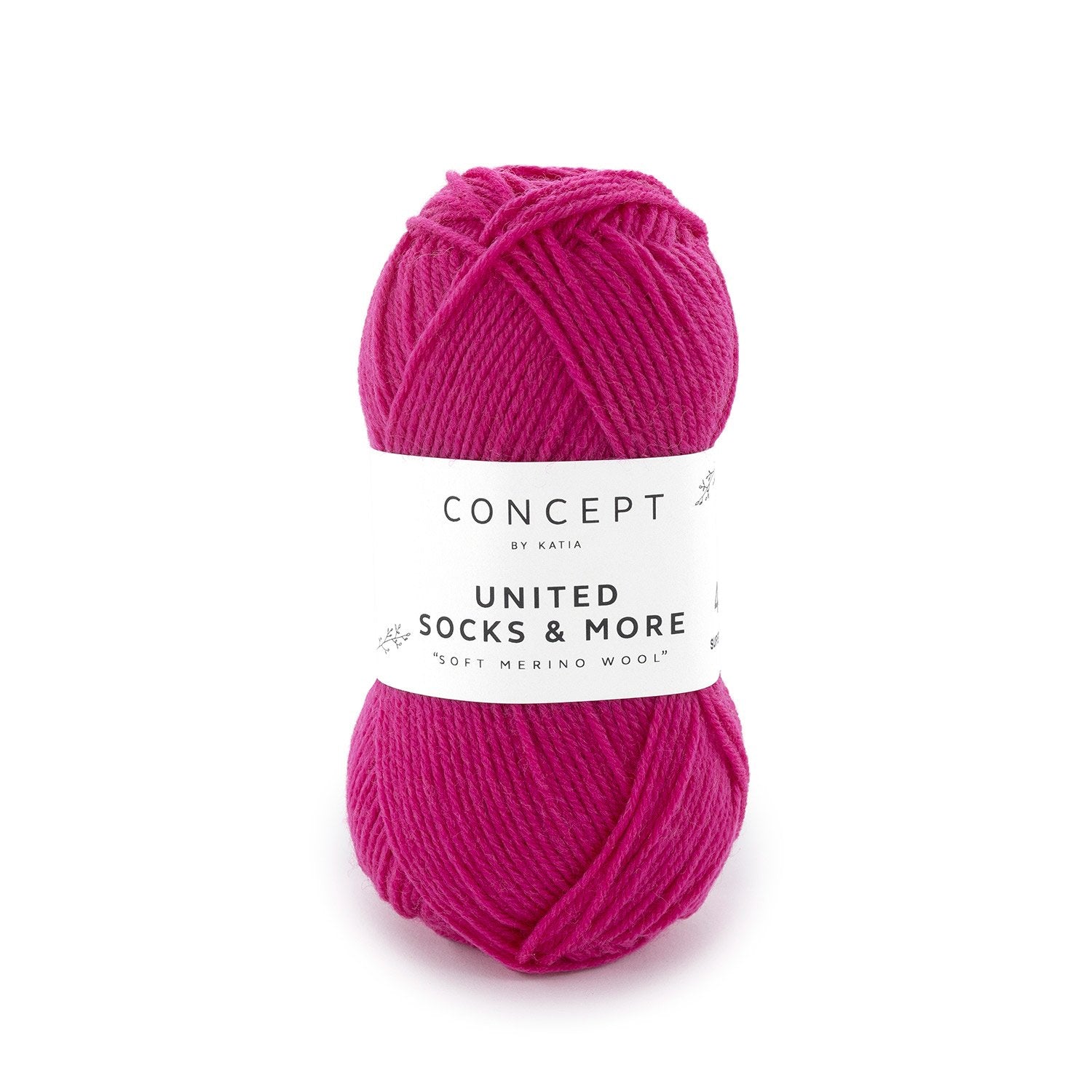 United Socks & More - Hilo Fino de Merino Superwash para Calcetines, Accesorios y Ropa Infantil