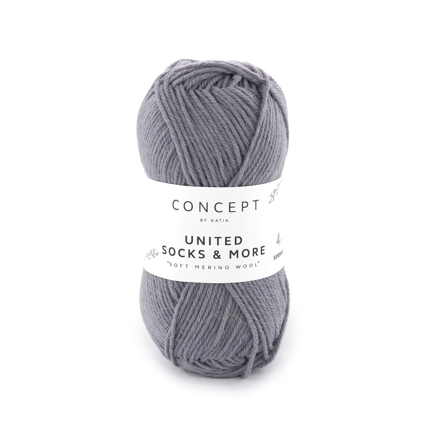 United Socks & More - Hilo Fino de Merino Superwash para Calcetines, Accesorios y Ropa Infantil