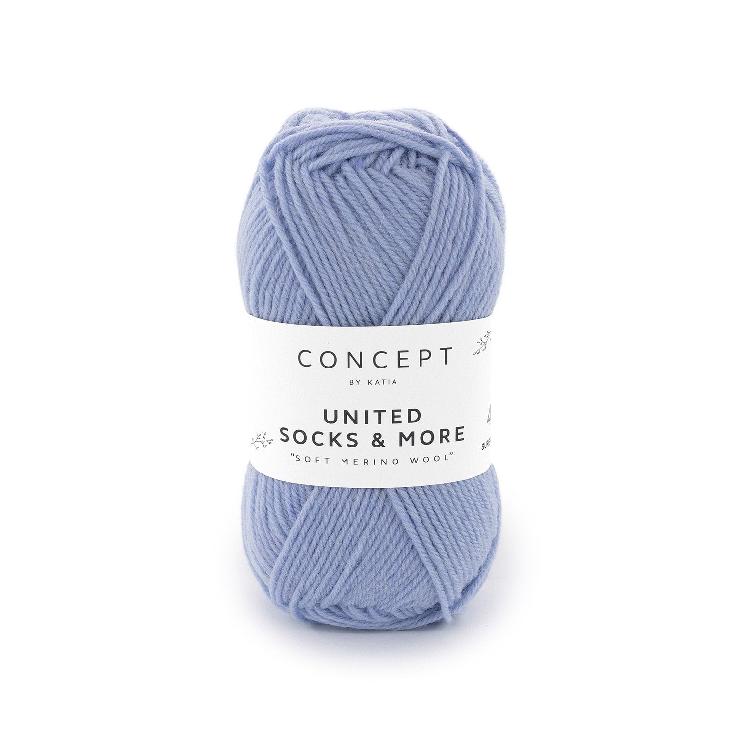 United Socks & More - Hilo Fino de Merino Superwash para Calcetines, Accesorios y Ropa Infantil