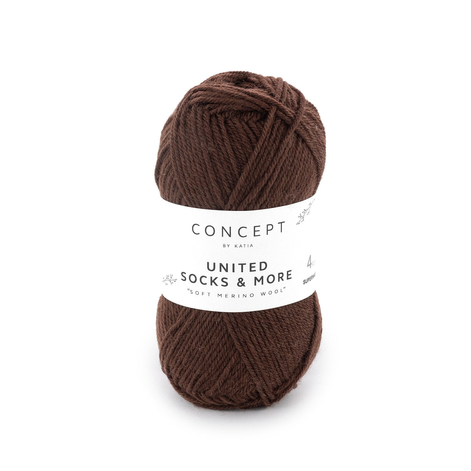 United Socks & More - Hilo Fino de Merino Superwash para Calcetines, Accesorios y Ropa Infantil
