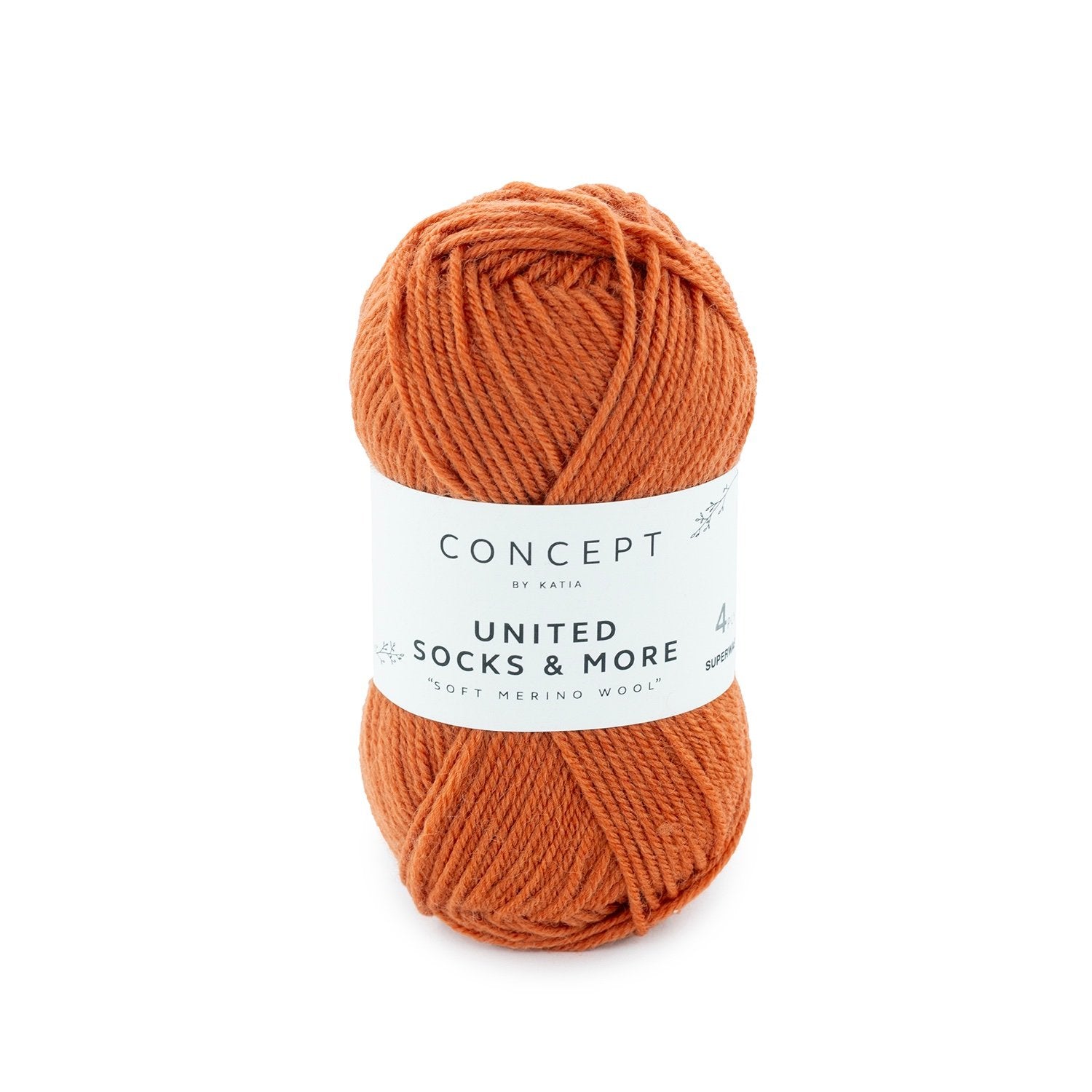 United Socks & More - Hilo Fino de Merino Superwash para Calcetines, Accesorios y Ropa Infantil