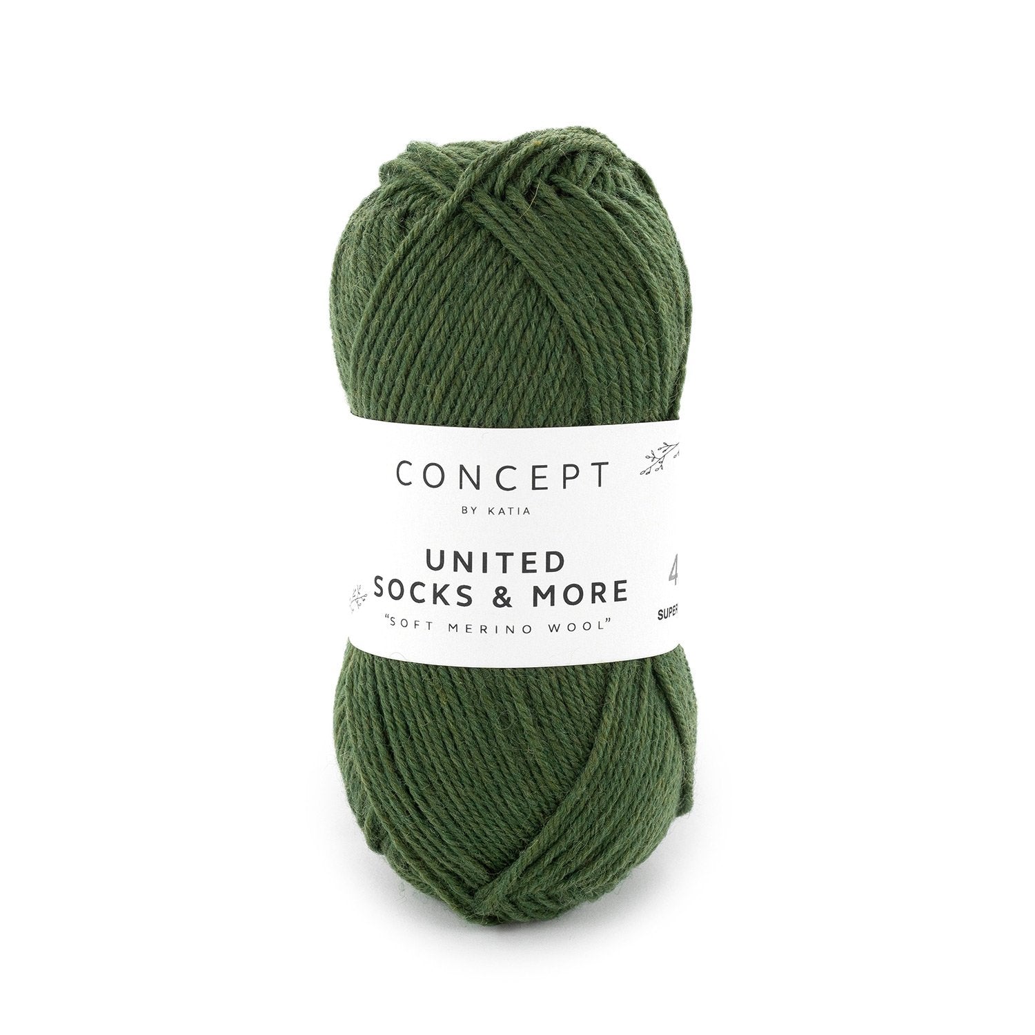 United Socks & More - Hilo Fino de Merino Superwash para Calcetines, Accesorios y Ropa Infantil