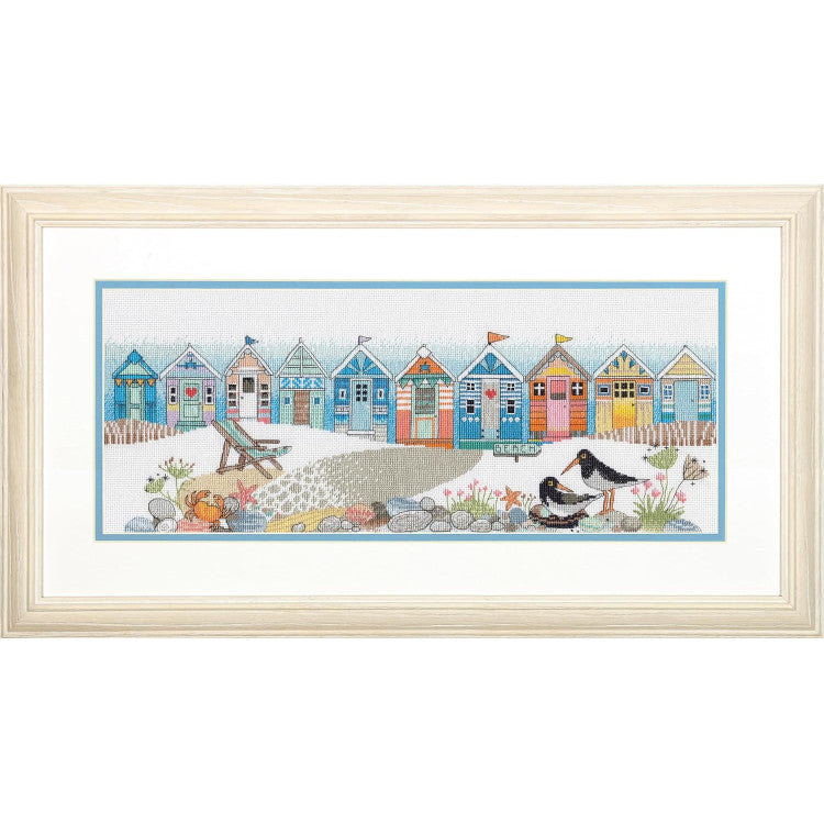 Kit de Punto de Cruz "Beach Huts" 70-35446 de Dimensions