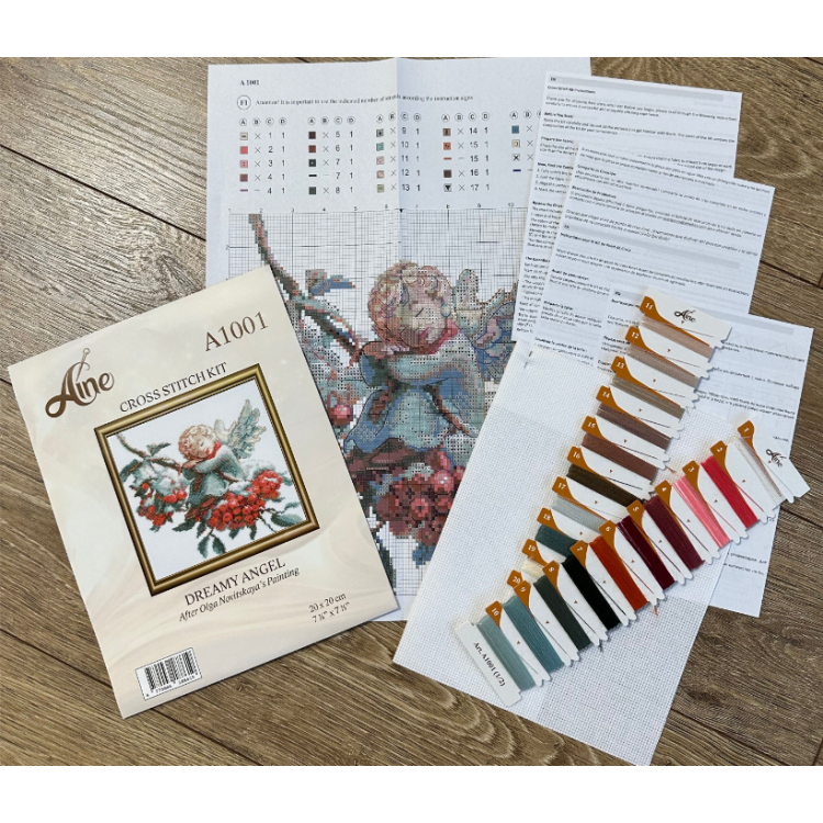 Kit de Punto de Cruz - Aine Collection "Dreamy Angel" A1001