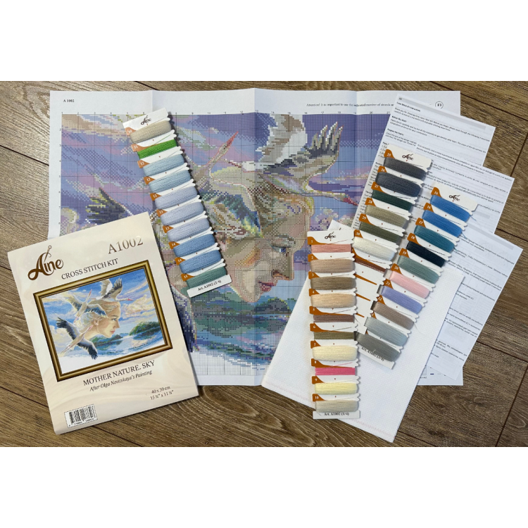 Kit de Punto de Cruz - Aine Collection "Mother Nature. Sky" A1002