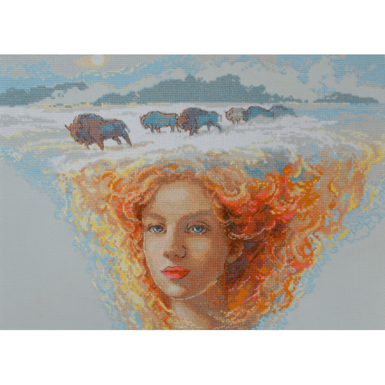 Kit de Punto de Cruz - Aine Collection "Mother Nature. Earth" A1003