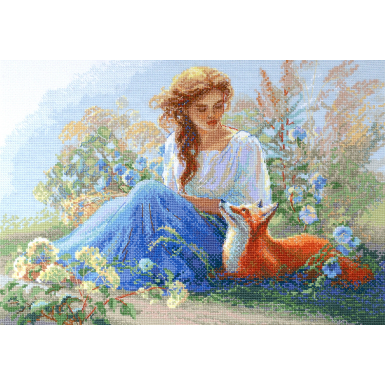 Kit de Punto de Cruz - Aine Collection "Mother Nature. Meadow" A1004
