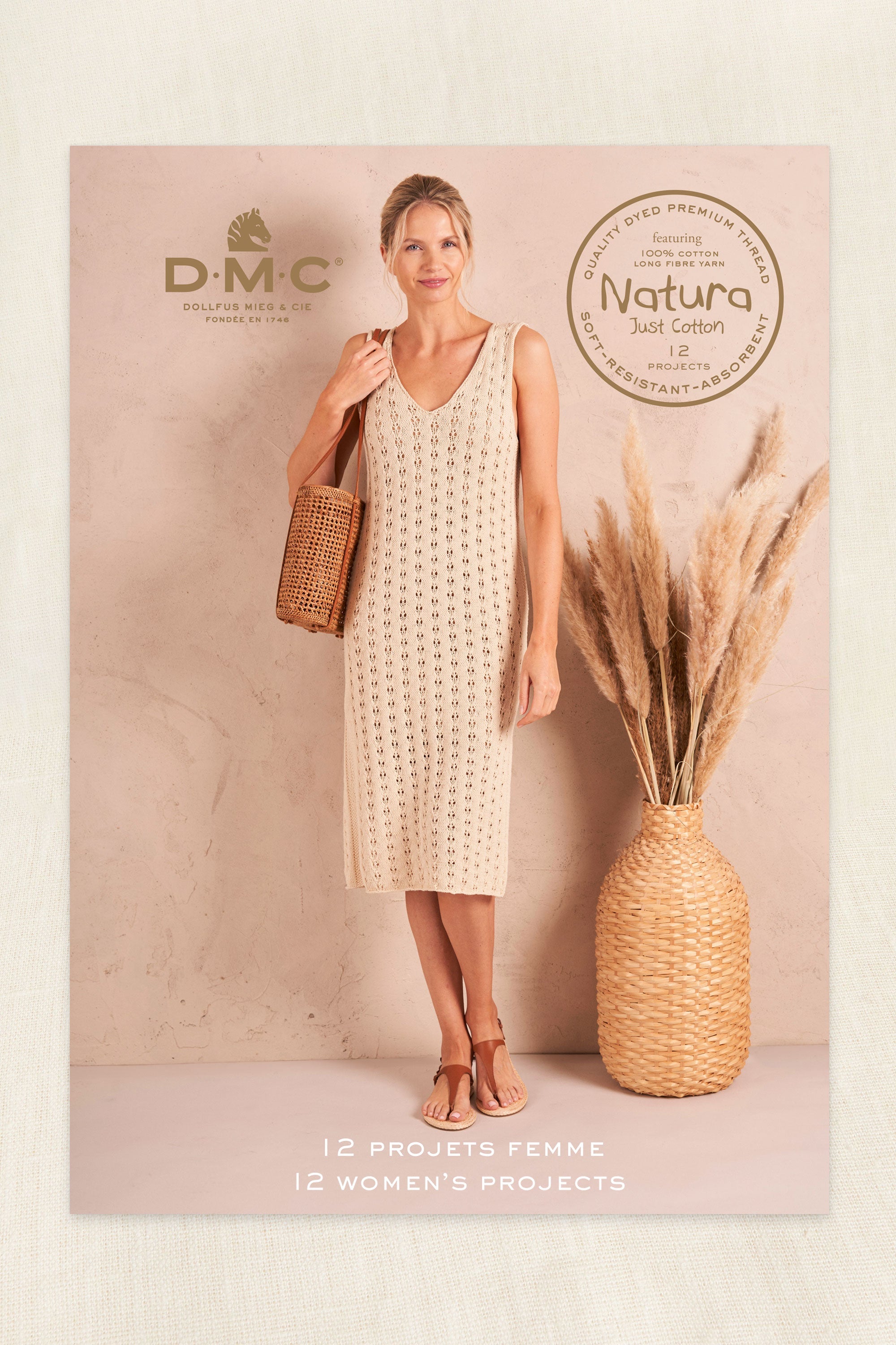 Natura Just Cotton & Natura Linen Pattern Book by DMC