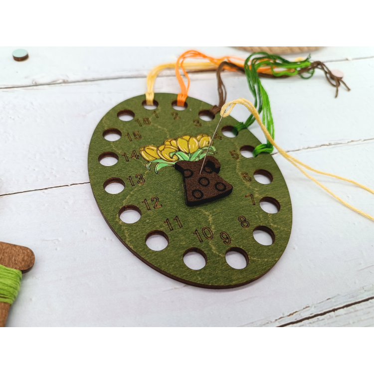 Organizador de Hilos KF017/120G “Tulipanes” – Kind Fox by Wizardi