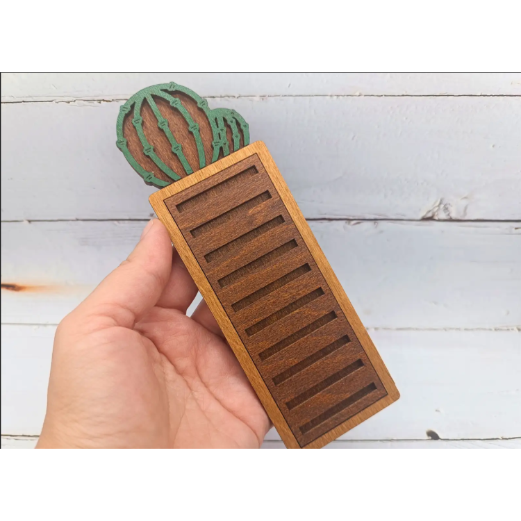 Organizador con bobinas (10 uds) Cactus KF016/2 | Set de bobinas y soporte para hilos