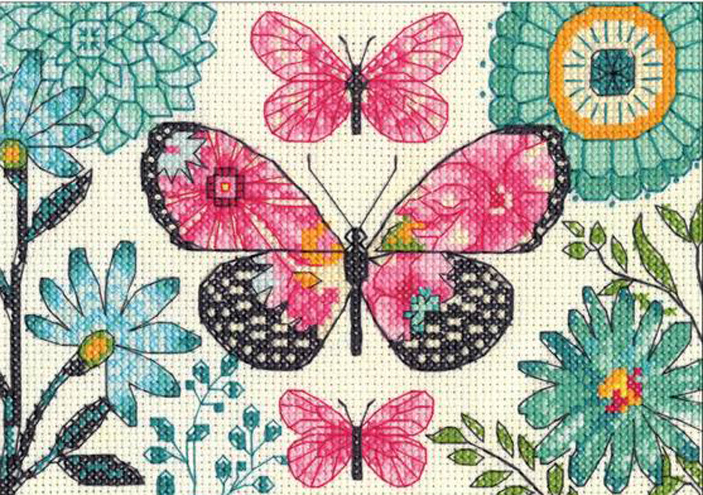 Sueño de Mariposa - 70-65178 Dimensions - Kit de punto de cruz