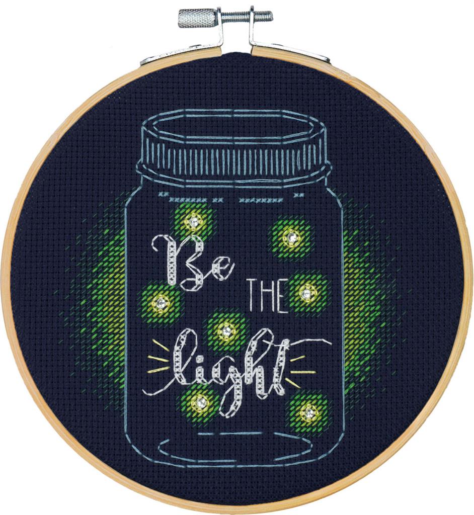 BE THE LIGHT – 72-75982 Maße – Kreuzstichset
