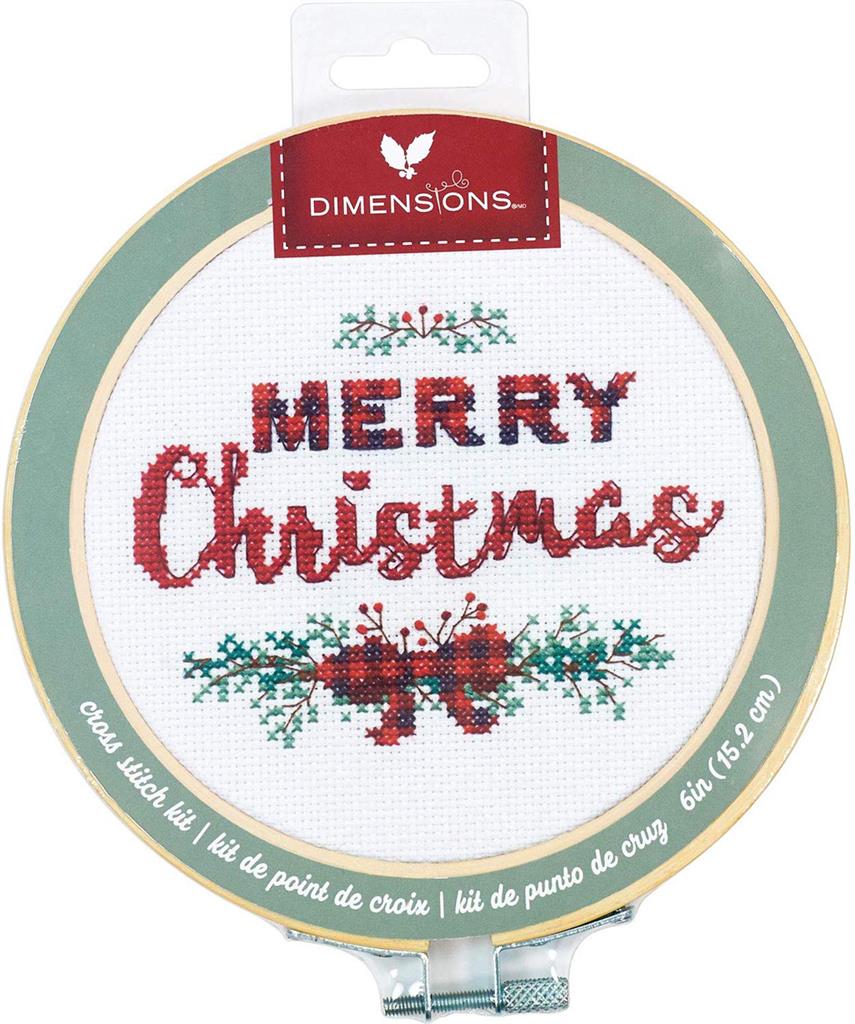MERRY LITTLE XMAS – 72-76043 Maße – Kreuzstichset