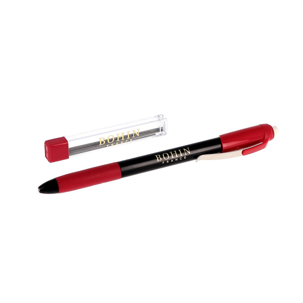 Bohin Extra Fine Chalk Druckbleistift – Schwarz für Nähen und Patchwork