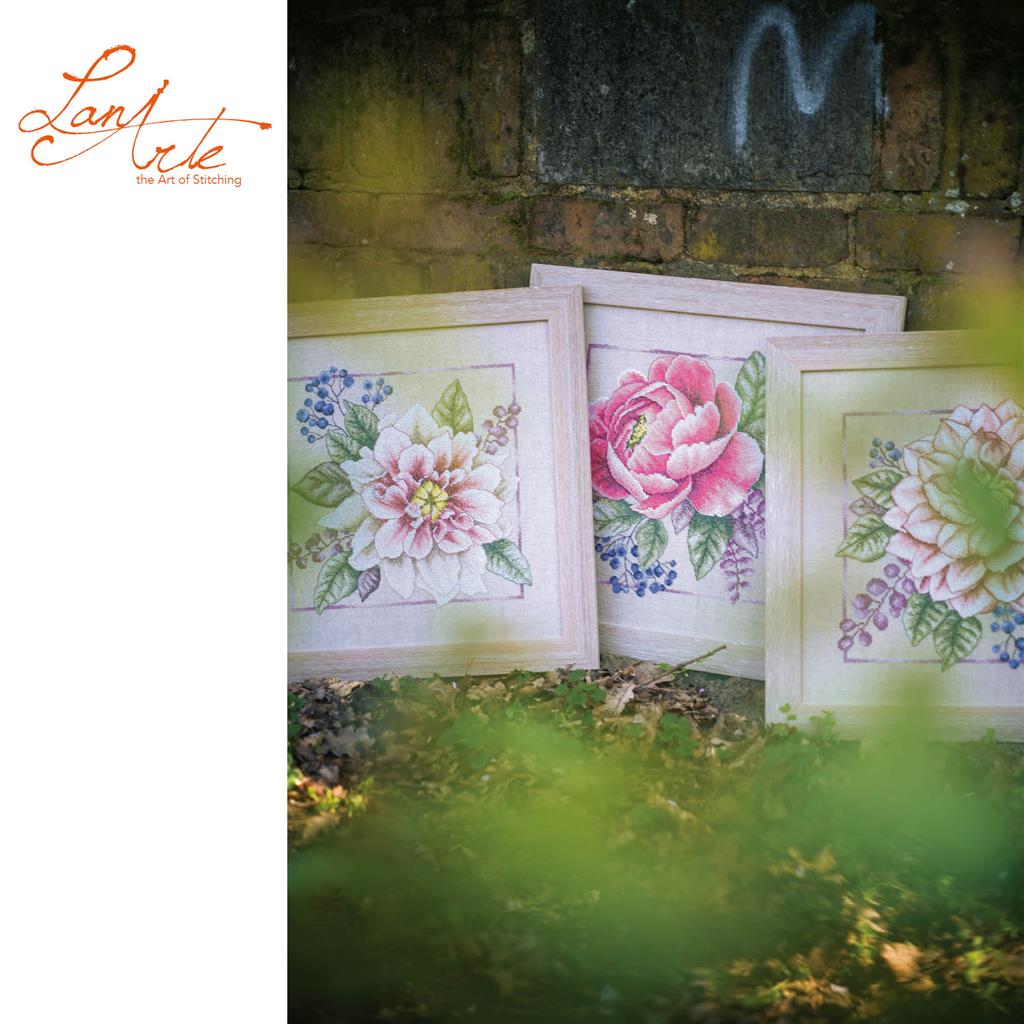 Blooming Rouge – Lanarte Kreuzstichset PN-0199792