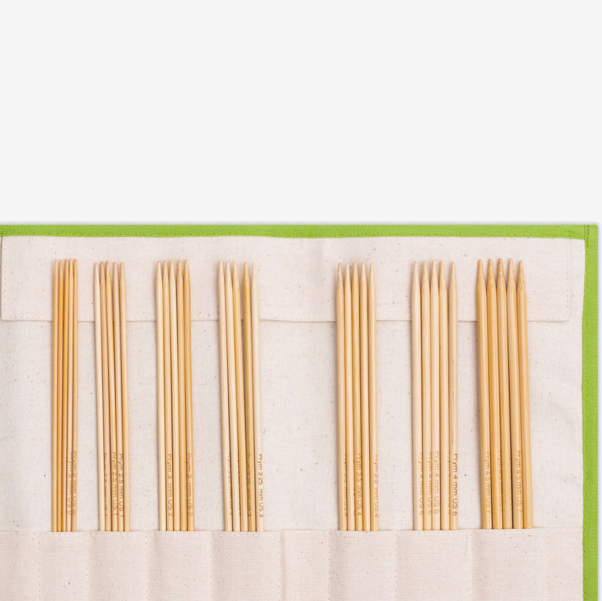 Prym 222911 Bambus-Doppelspitznadel-Set 20 cm: Vielseitigkeit und Komfort für Ihre Strickprojekte