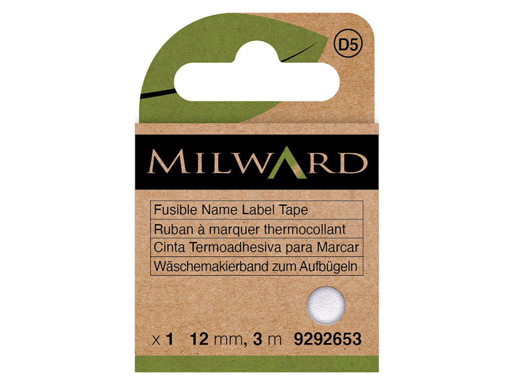 Milward Thermoklebeband 9292653 – Beschriften Sie Kleidung einfach und langlebig