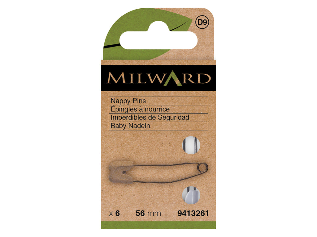 Pack de 6 Imperdibles de Seguridad Milward 9413261 - Especialmente Diseñados para Bebés